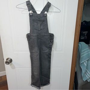 Cat & Jack Girls Size XS 4 5 New NWT Black Denim Overalls